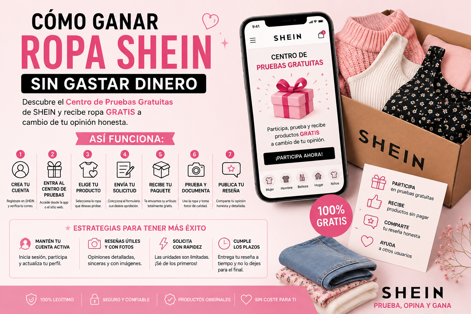 Como Ganar Ropa Shein