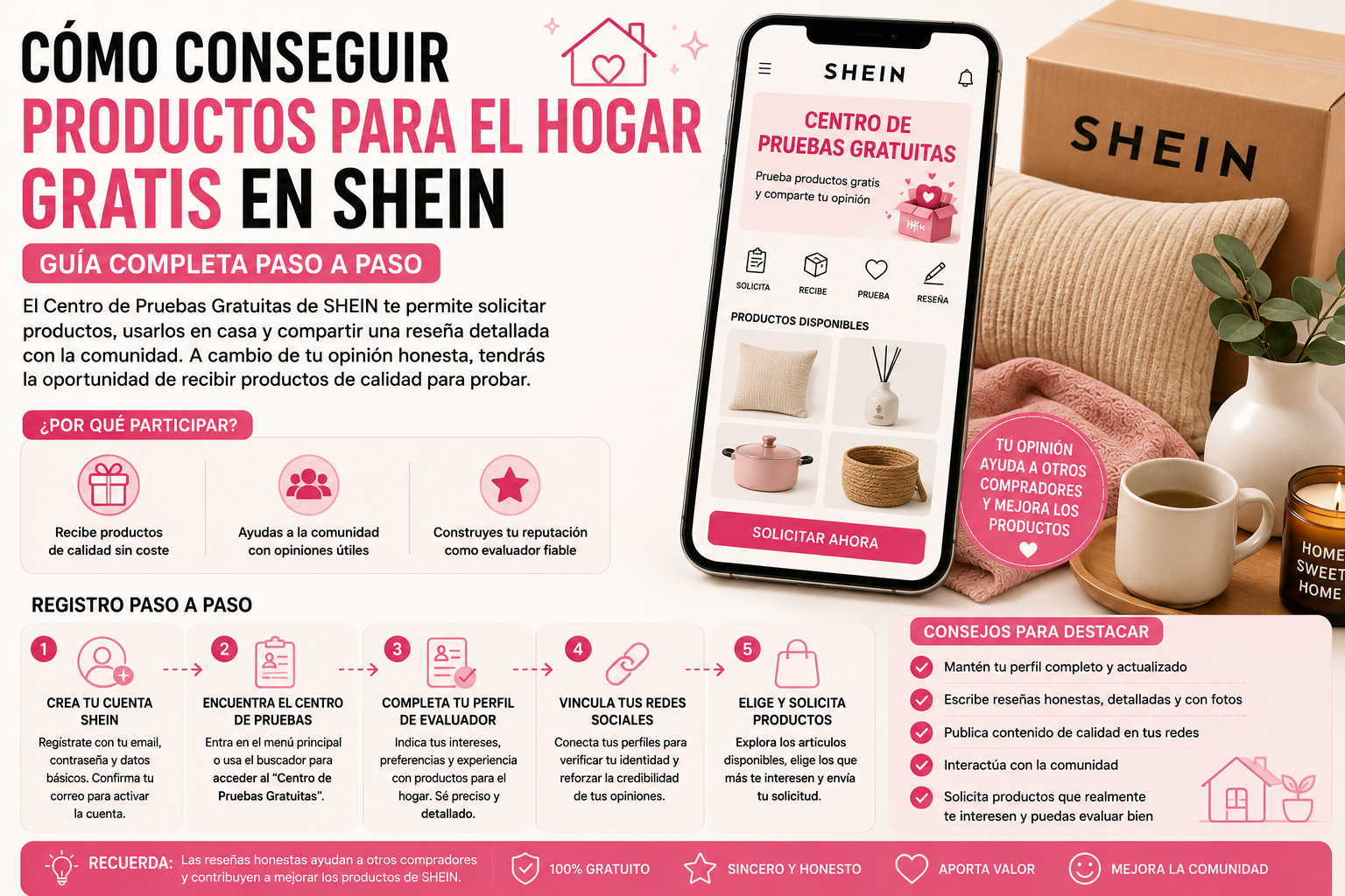 Como Ganar Articulos Para El Hogar Shein